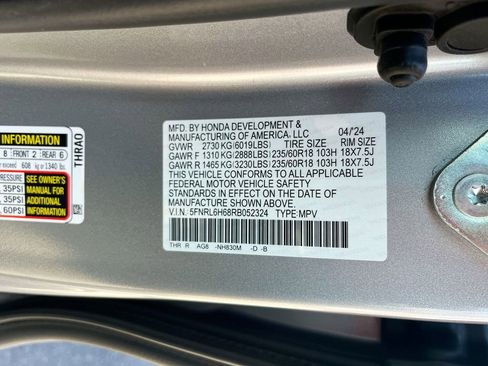 Used 2024 Honda Odyssey EX-L image 33