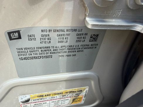 Used 2012 Buick LaCrosse Leather FWD image 44