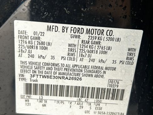 Used 2022 Ford Maverick Lariat w/ Lariat Luxury Package image 20