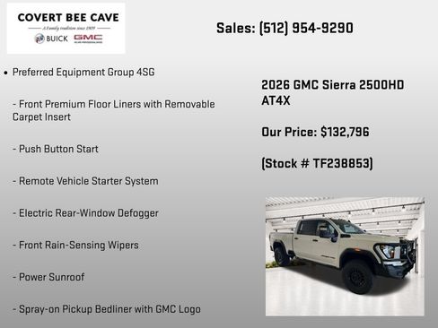 New 2026 GMC Sierra 2500 AT4X w/ AT4X AEV Edition AWD/4WD image 13