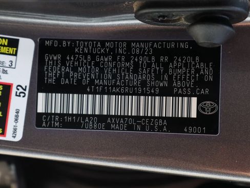 Used 2024 Toyota Camry XLE w/ Navigation Package FWD image 50