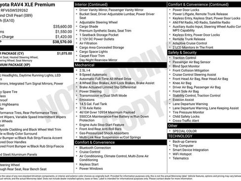 Used 2025 Toyota RAV4 XLE Premium w/ Weather Package AWD/4WD image 31