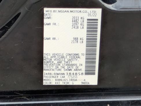 Used 2022 Nissan Altima 2.5 SV AWD/4WD image 24