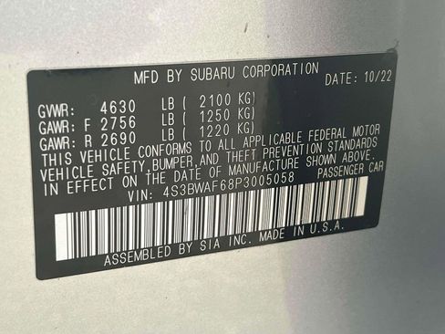 Certified 2023 Subaru Legacy Premium image 9