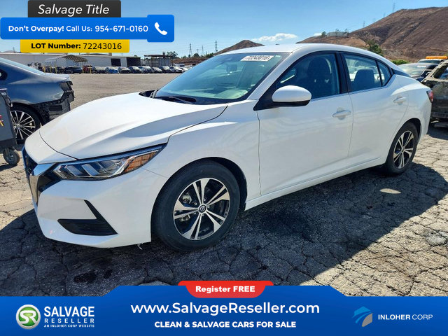 Used 2021 Nissan Sentra SV FWD image 1