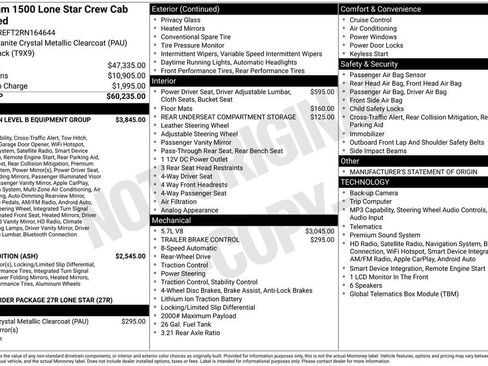 Used 2024 RAM 1500 Lone Star RWD image 10