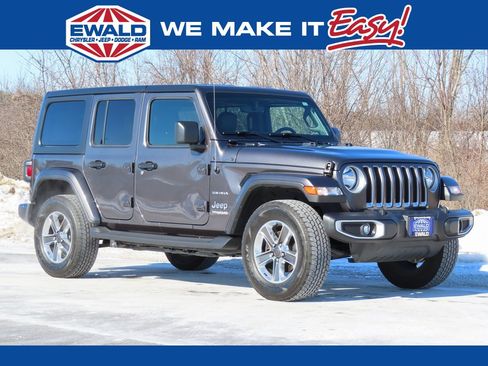 Certified 2022 Jeep Wrangler Unlimited Sahara w/ Cold Weather Group image 1