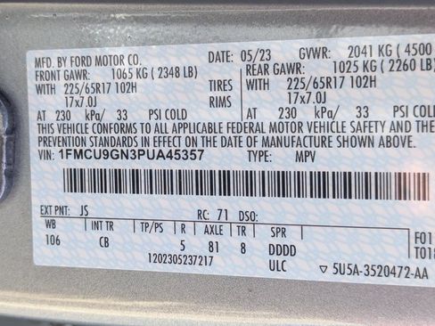 Used 2023 Ford Escape Active w/ Tech Pack #1 image 35