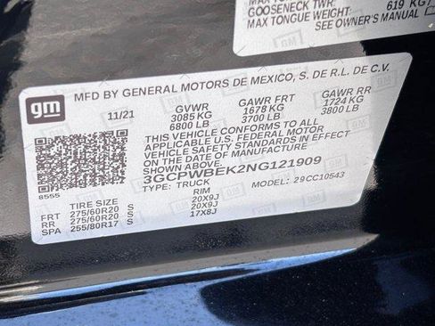 Used 2022 Chevrolet Silverado 1500 Custom RWD image 30