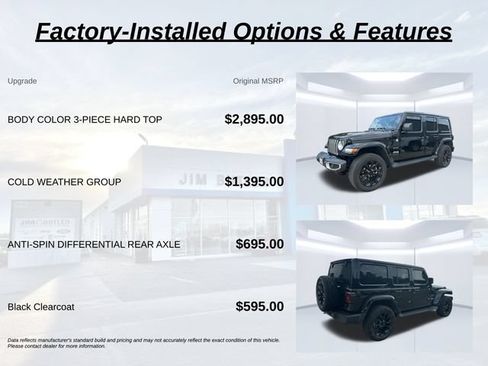 Used 2023 Jeep Wrangler Unlimited Sahara w/ Cold Weather Group AWD/4WD image 3