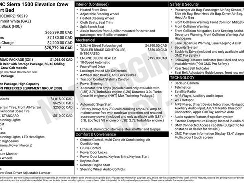 Used 2024 GMC Sierra 1500 Elevation w/ X31 Off-Road Package AWD/4WD image 10