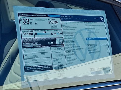 New 2026 Volkswagen Jetta SEL image 19