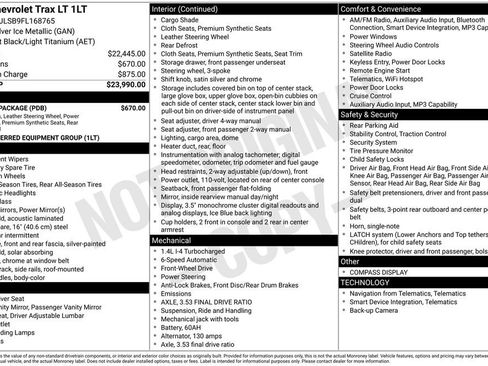 Used 2015 Chevrolet Trax LT w/ LT Plus Package FWD image 2