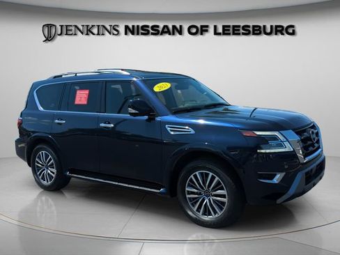 Certified 2023 Nissan Armada SL w/ Captain's Chairs Package RWD image 1