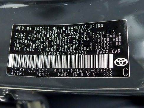 New 2026 Toyota Corolla SE image 24