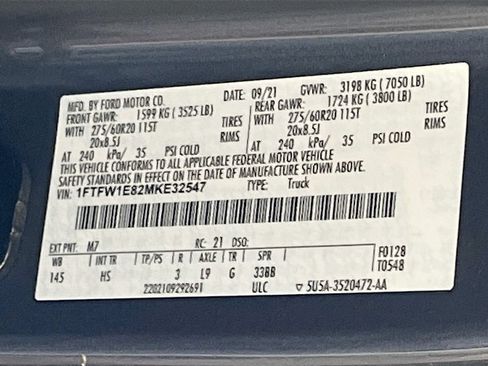 Used 2021 Ford F150 Lariat AWD/4WD image 33