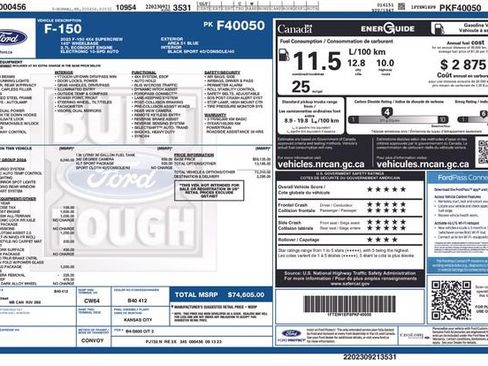 Certified 2023 Ford F150 XLT w/ Equipment Group 302A High AWD/4WD image 34