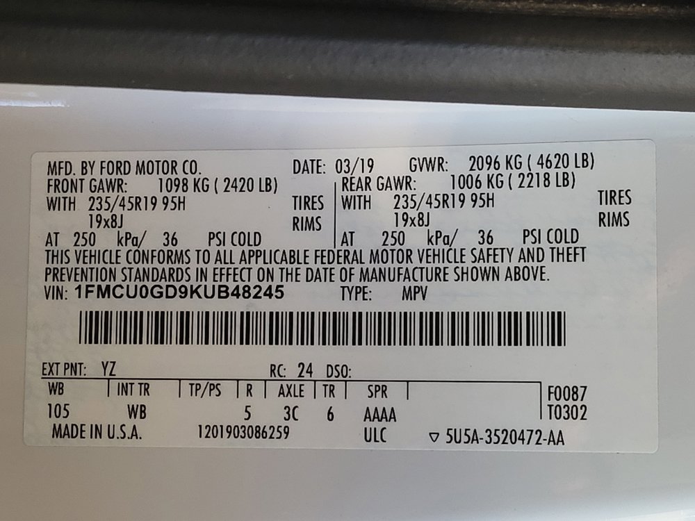 Used 2019 Ford Escape SE FWD image 33