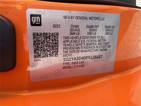 Used 2023 Chevrolet Corvette Stingray Coupe w/ Battery Protection Package image 25