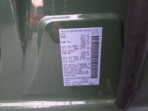 New 2026 Nissan Frontier PRO-4X w/ Tow Package image 16