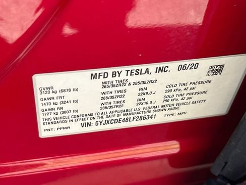 Used 2020 Tesla Model X Performance AWD/4WD image 33