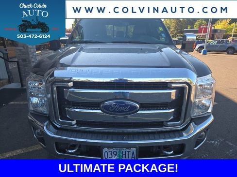 Used 2016 Ford F350 Lariat w/ Lariat Ultimate Package AWD/4WD image 2