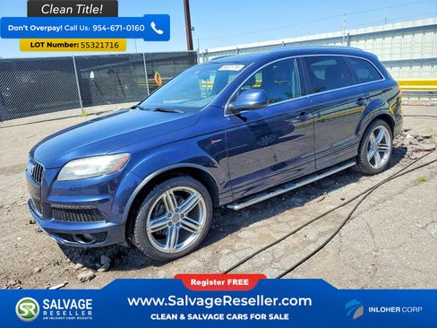 Used 2014 Audi Q7 3.0T S line Prestige w/ S Line Package AWD/4WD image 1
