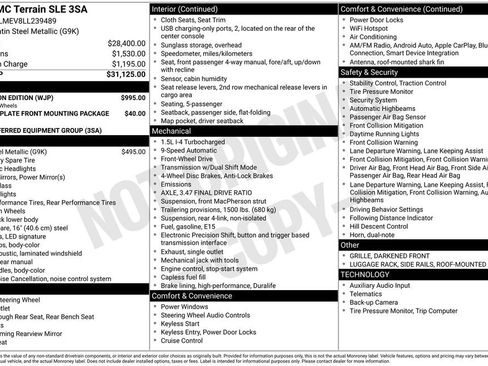 Used 2020 GMC Terrain SLE w/ Elevation Edition image 6