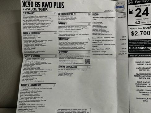 Used 2024 Volvo XC90 B5 Plus image 44