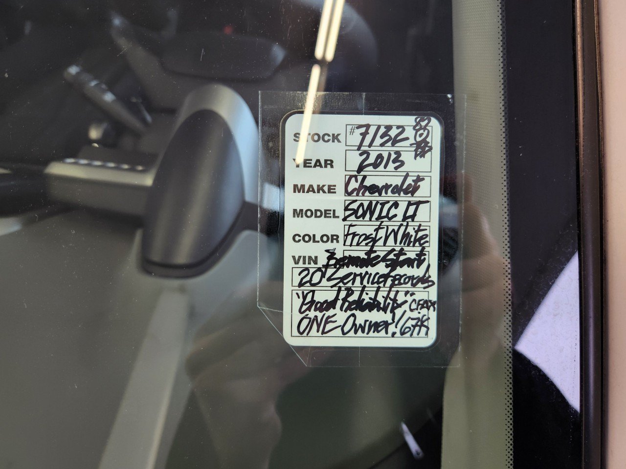 Used 2013 Chevrolet Sonic LT FWD image 3