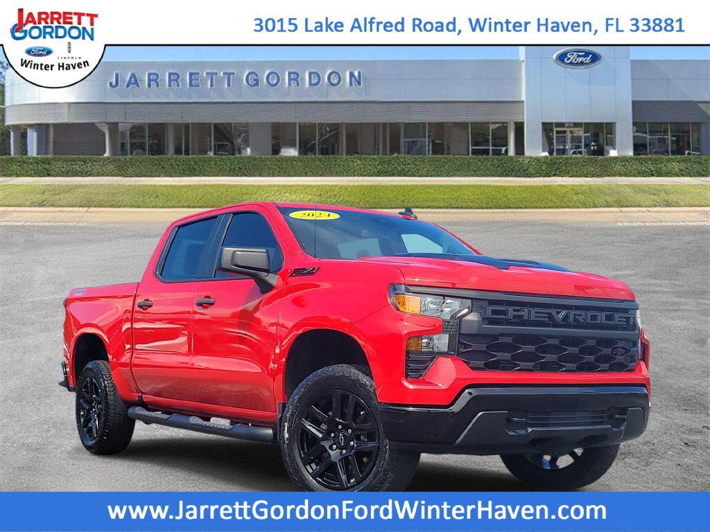 Used 2024 Chevrolet Silverado 1500 Custom Trail Boss w/ Turbomax Blackout Package AWD/4WD 360° Tour