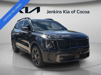 Certified 2025 Kia Sorento SX Prestige w/ Olive Brown Leather Package