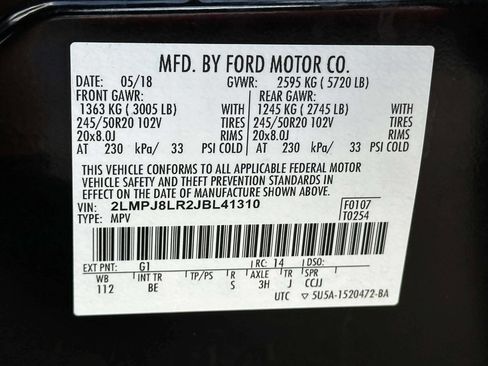 Used 2018 Lincoln MKX Reserve w/ Lincoln MKX Climate Package image 20