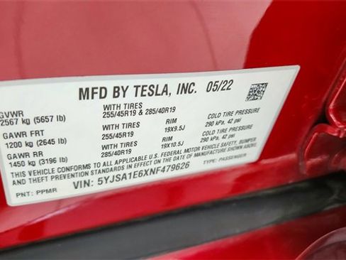 Used 2022 Tesla Model S Plaid image 62
