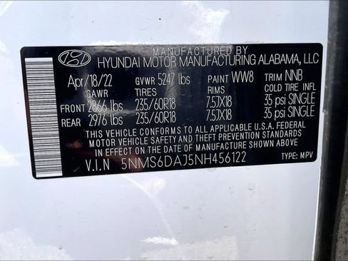 Certified 2022 Hyundai Santa Fe XRT AWD/4WD image 34