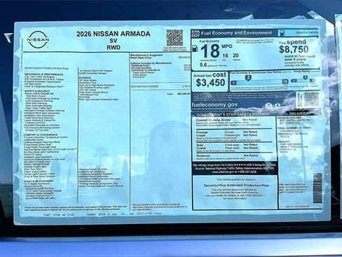 New 2026 Nissan Armada SV image 13