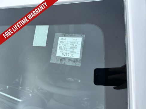 New 2025 Nissan Versa SV w/ Trunk Package FWD image 24