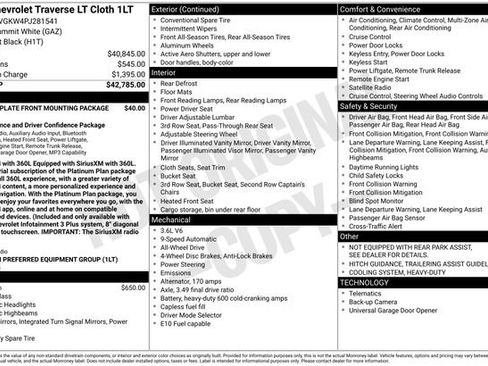 Used 2023 Chevrolet Traverse LT image 11