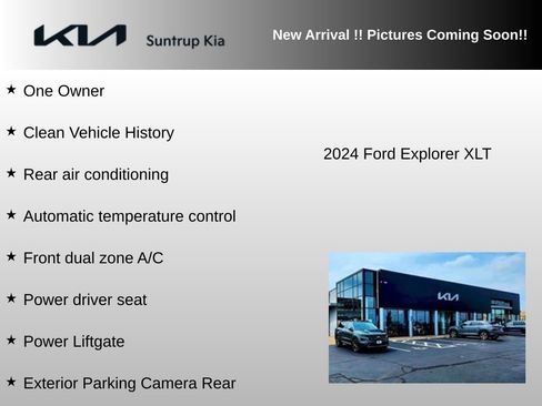 Used 2024 Ford Explorer XLT w/ Equipment Group 202A image 2