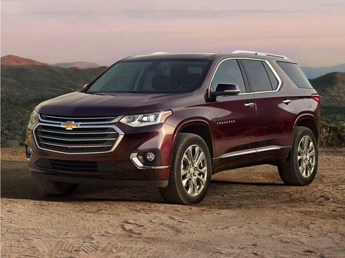 Used 2021 Chevrolet Traverse LS w/ LPO, Black Accent Package FWD image 1