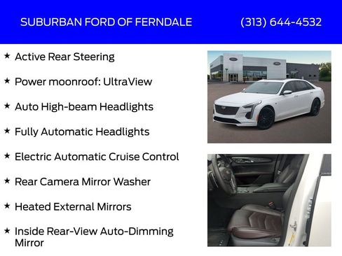Used 2019 Cadillac CT6 Sport w/ Active Chassis Package 20" image 25