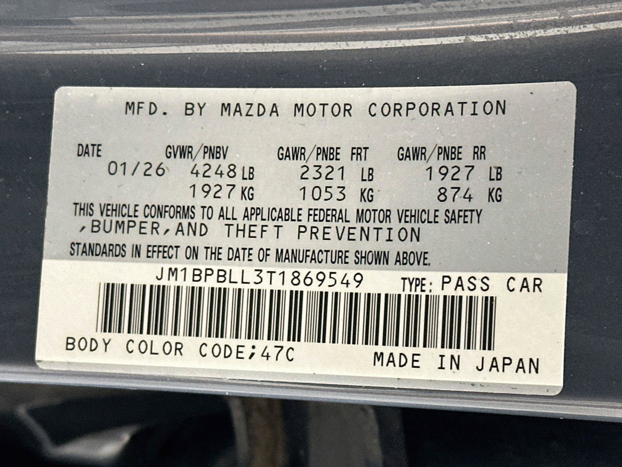 Used 2026 MAZDA MAZDA3 Carbon AWD/4WD image 12