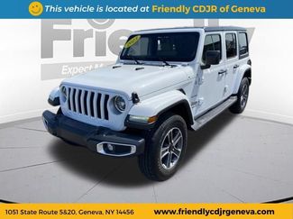 Used 2023 Jeep Wrangler Unlimited Sahara w/ LED Lighting Group AWD/4WD 360° Tour