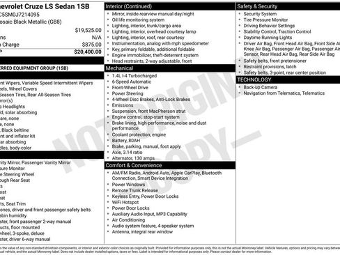 Used 2018 Chevrolet Cruze LS image 46