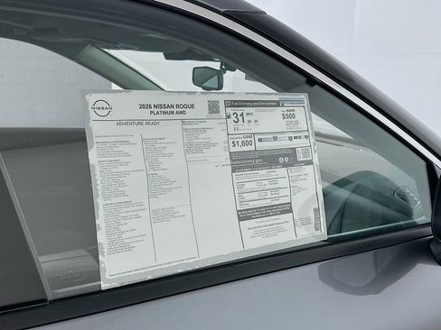 New 2026 Nissan Rogue Platinum w/ Platinum Premium Package image 13