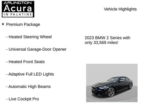 Used 2023 BMW M240i xDrive Coupe w/ Premium Package AWD/4WD image 8