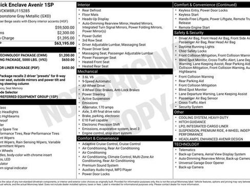 Used 2024 Buick Enclave Avenir w/ Avenir Technology Package image 10