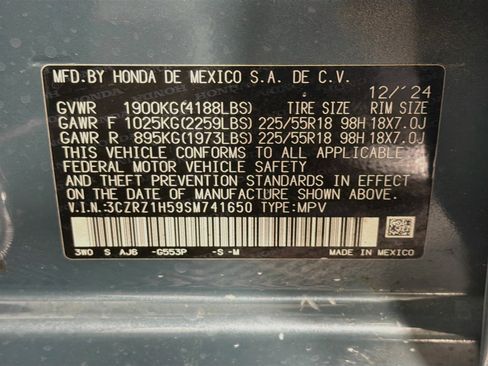 Used 2025 Honda HR-V Sport image 12