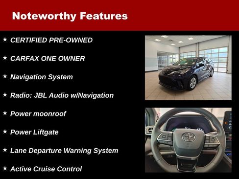 Used 2023 Toyota Sienna XSE w/ XSE Plus Package AWD/4WD image 7