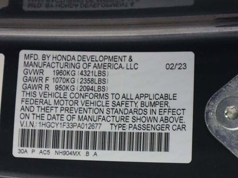 Used 2023 Honda Accord EX image 49